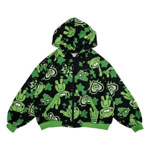 NEW ACDC RAG - Gloomy Bear x Sophie Powers Jelly Oversized Zip Up Hoodie